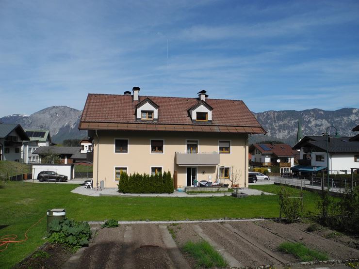 Ferienwohnung Fill Bad Häring Haus im Sommer