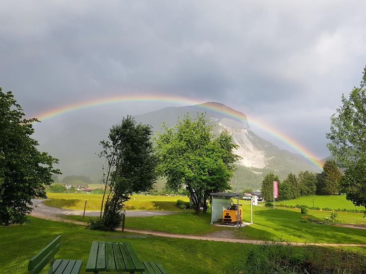 Ferienwohnung Häringer Mühle Bad Häring Regenbogen