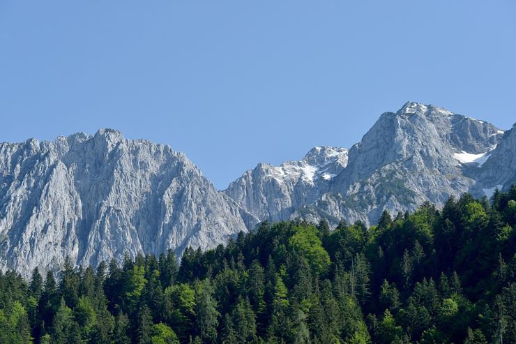 Blick auf den Zahmen Kaiser