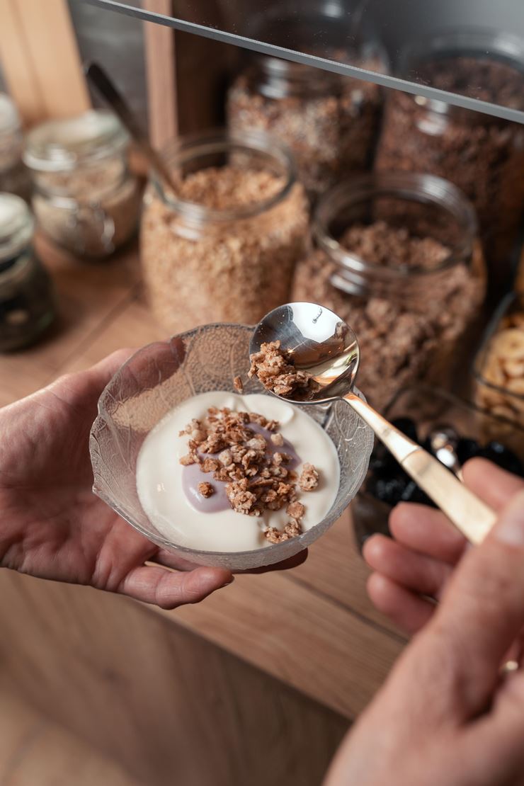 Einblick in unser Frühstücksbuffet