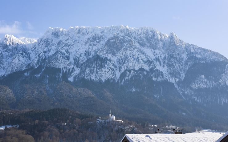 Gästehaus Inntal Ebbs Ausblick Winter