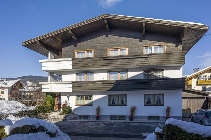 Gästehaus Inntal Ebbs Winteransicht
