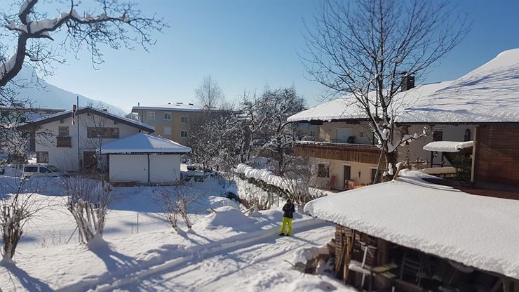 Gartenansicht Winter