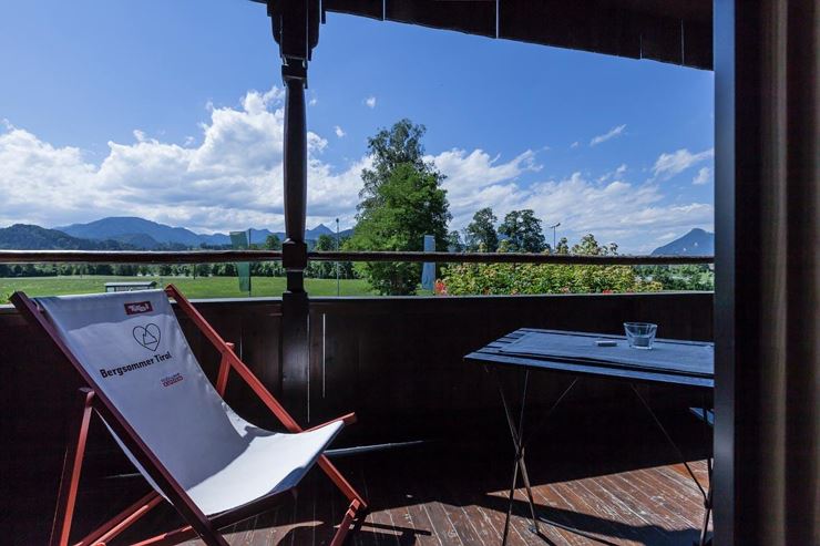Balkon mit Aussicht zur Innseite