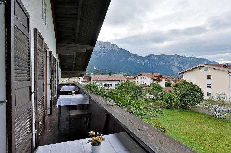 Landhaus Tyrol Ebbs Aussicht Balkon