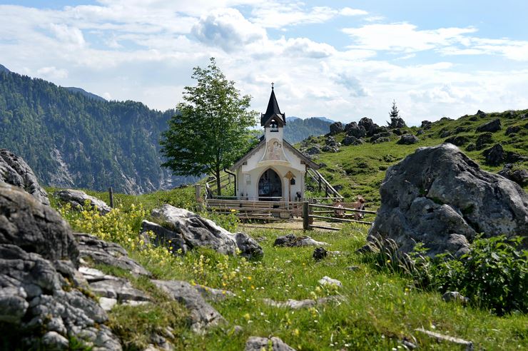 Ritzau Alm Ebbs Kaisertal Ansicht Kapelle
