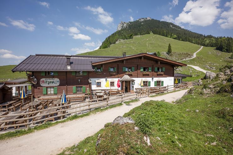 Ritzau Alm von vorne