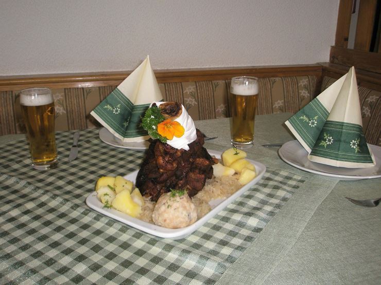 Berggasthof Moosbauer Erl - Essen