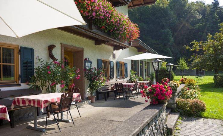 Gasthof Schönau Erl Sonnenterrasse