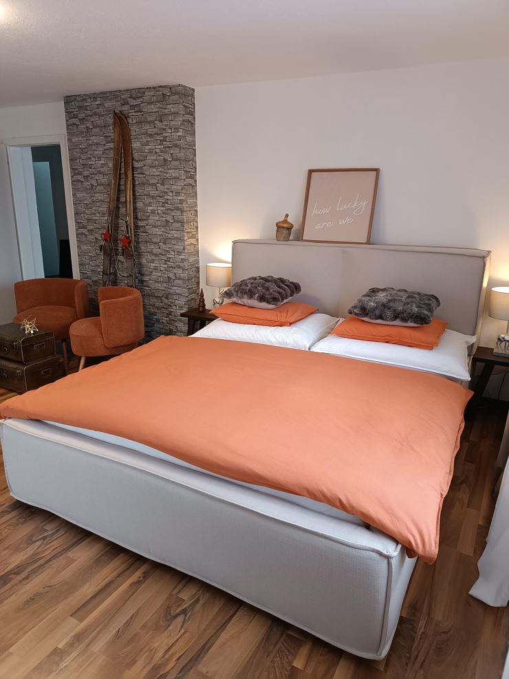 Wohnschlafzimmer Villa Greyhorn