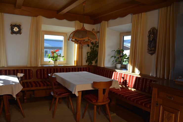 Bauernhof Schmidlhof Niederndorf - Frühstücksraum