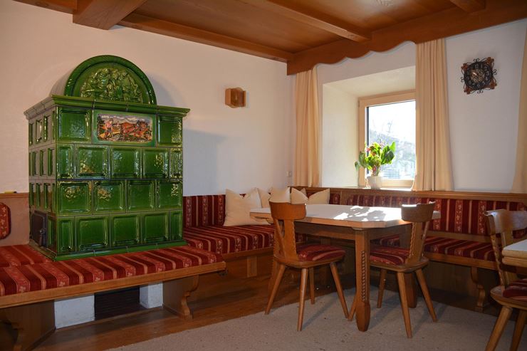 Bauernhof Schmidlhof Niederndorf Frühstücksraum