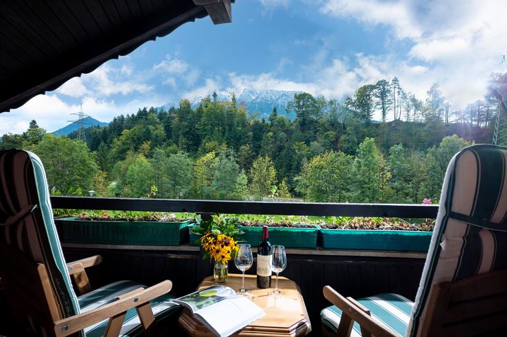 Bruggerhof Niederndorf - Balkon