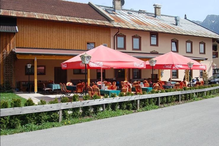 Gasthaus Metzgerwirt Niederndorf Terrasse