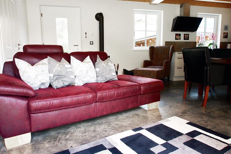 Almflair Chalet Wohnraum