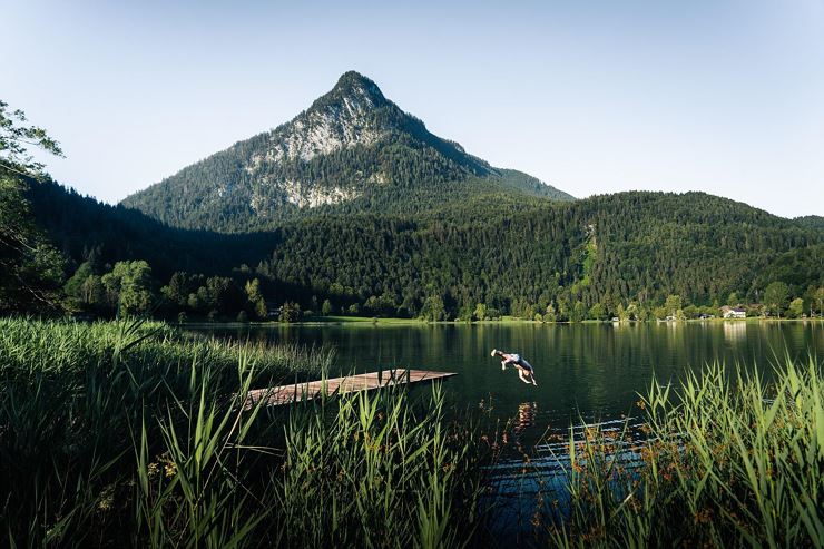 Schwimmen am Thiersee