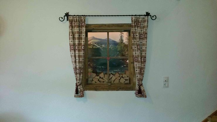 Gang Parterre- Sichtfenster -Alm