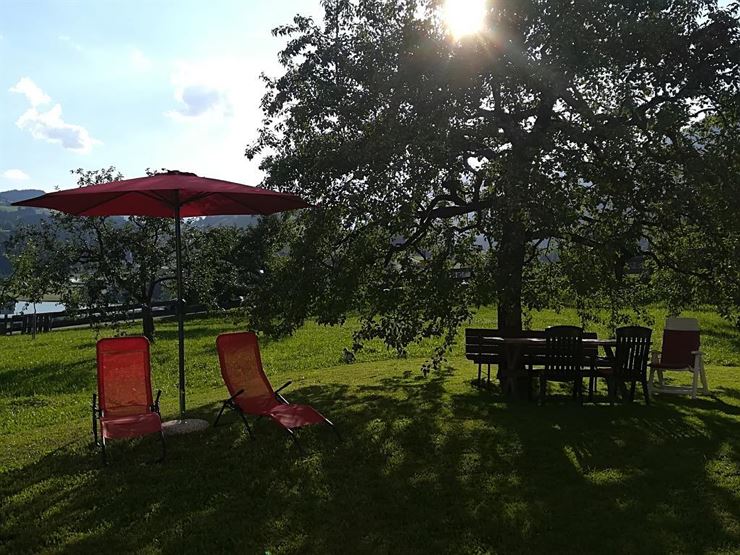 Bauernhof Langhof Thiersee - Gemütlicher Garten