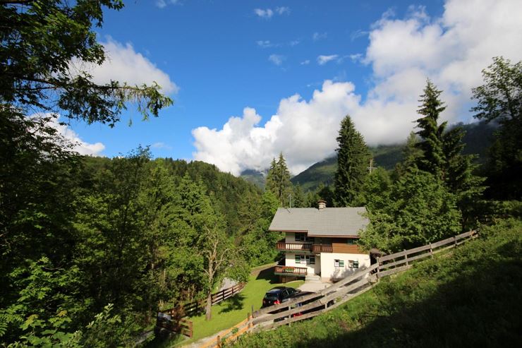 Berg-Chalet Glemmtaler Hütte Thiersee Blick Haus