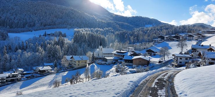 Blick auf Kirchenwirt