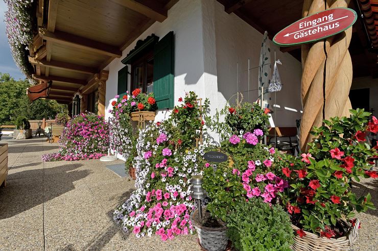 Gästehaus Auer Thiersee unser Blumenschmuck