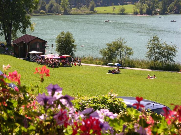 Haus Seeblick Aussicht Sommer