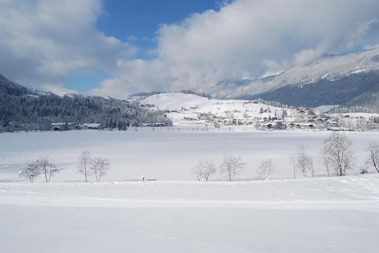 Haus Seefried am See Aussicht im Winter