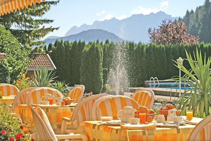 Hotel Hagerhof Thiersee Terrasse