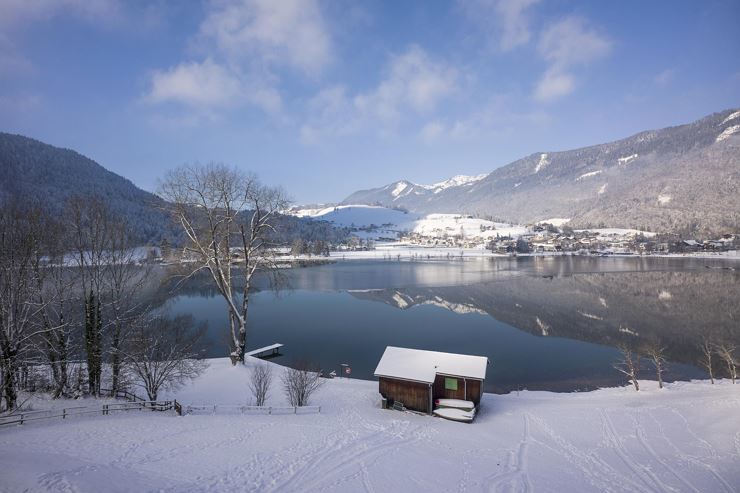 Pension Ticklhof am See in Thiersee Ausblick