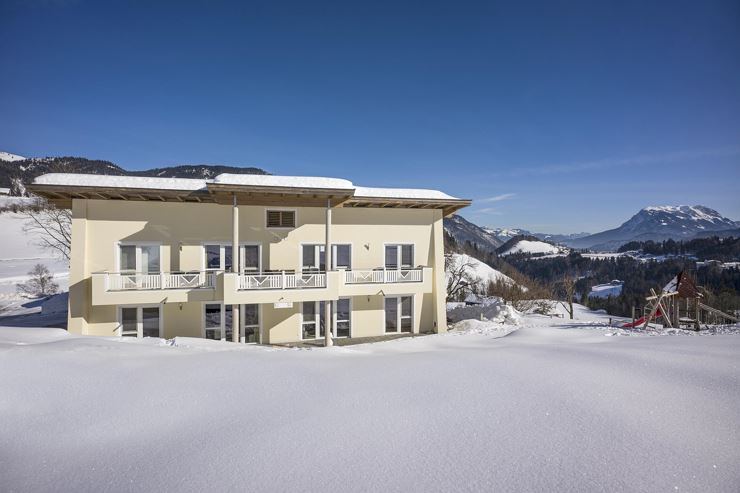 Appartementhaus Wanishof Thiersee im Winter