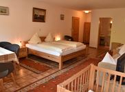 room with 4 beds with shower, WC