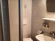 Double room, shower, toilet, lake view