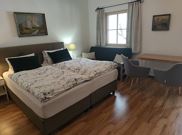 Double room, shower, balcony