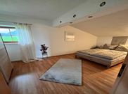 Holiday home, shower and bath, toilet, facing the garden