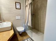 Double room, shower, toilet, facing the mountains