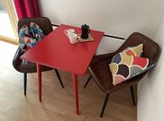 Double room, shower, toilet, facing the mountains