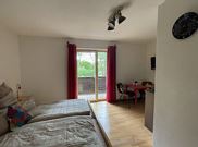 Double room, shower, toilet, facing the garden