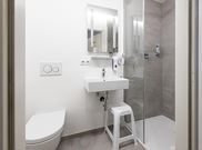 double room with shower, WC