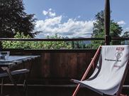 double room with shower, bath tub, WC