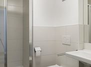 Double room, shower and bath, toilet, facing the garden