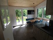 Holiday home, shower, toilet, lake view