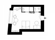 Twin room, bath, toilet, no smoker