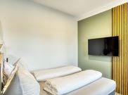 Studio, shower, toilet, balcony