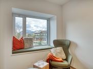 Studio, shower, toilet, balcony