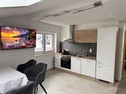 Appartement/Fewo, Dusche und Badewanne, Bergseite