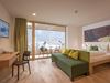 Double room, shower and bath tub, balcony